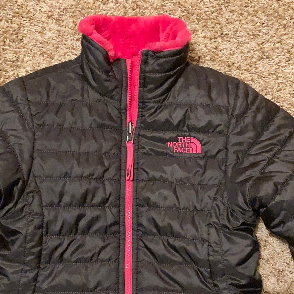 Girls North Face Reversible Jacket